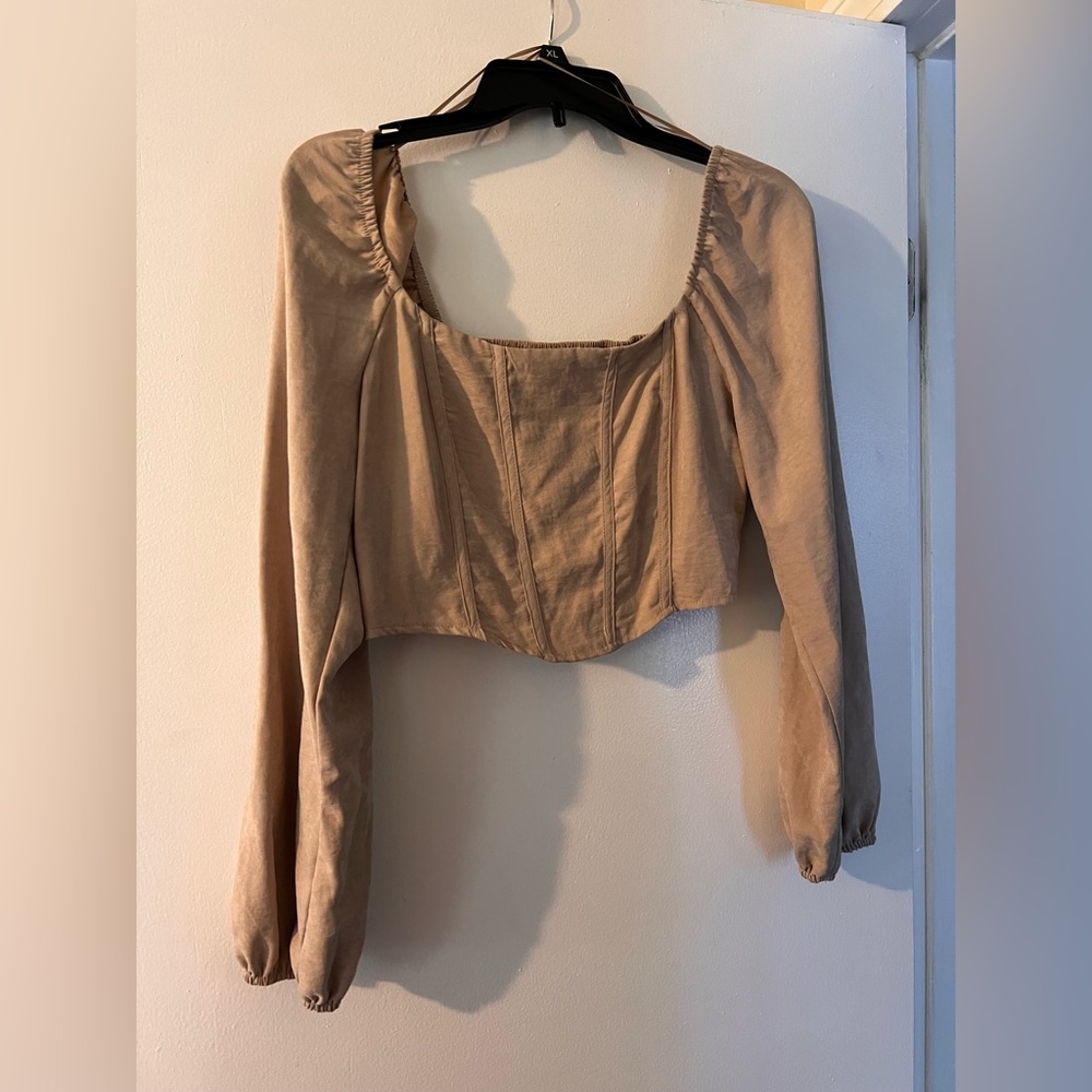 Corset Style Crop Top